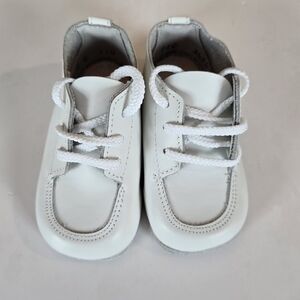 Zimmerman Francis First Walker White Leather Hard Soles Size 2